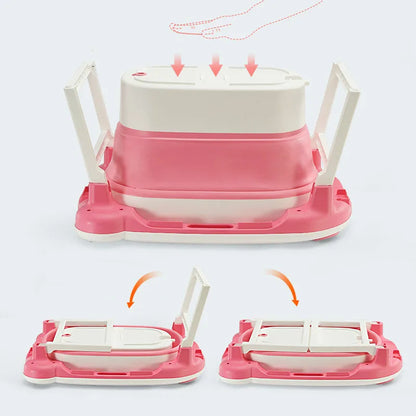 Portable Silicone Baby Bathtub