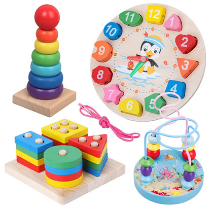 Wooden Montessori Toys for Kids